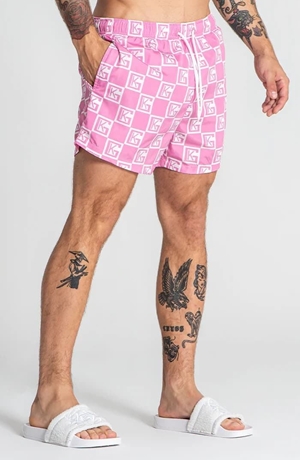 Bañadores Rosa Checkers - Imagen 1