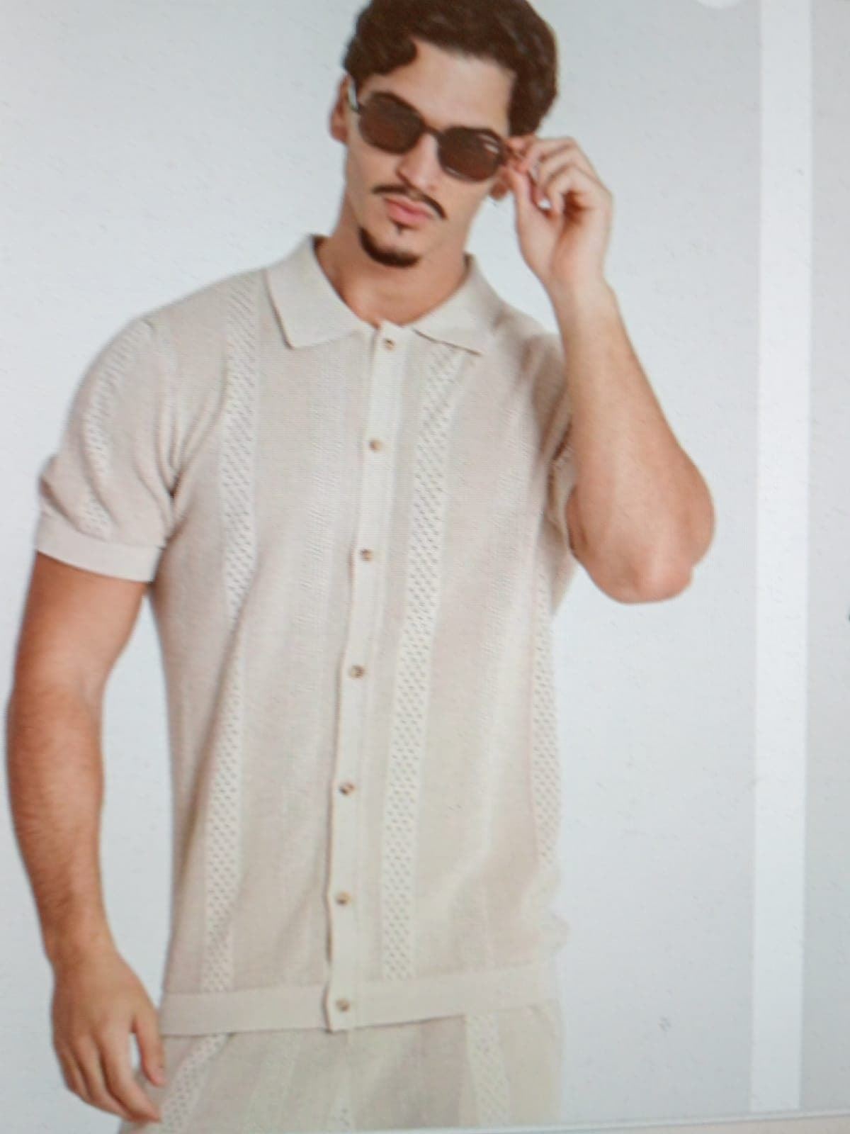 Camisa de Punto Blanca Breathe - Imagen 1