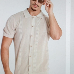 Camisa de Punto Blanca Breathe - Imagen 1