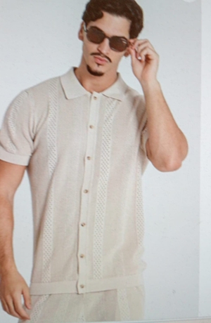 Camisa de Punto Blanca Breathe - Imagen 1