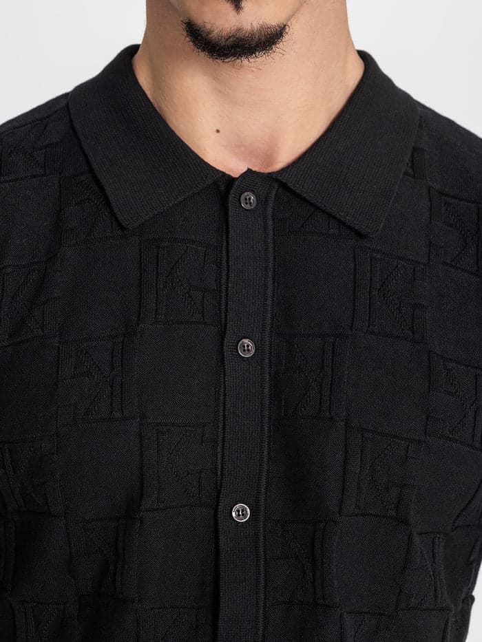 Camisa de Punto Negra Clone - Imagen 1