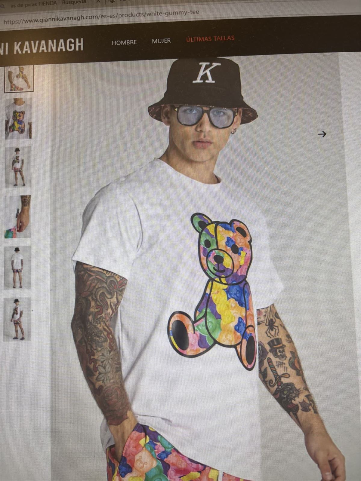 Camiseta Blanca Gummy - Imagen 1