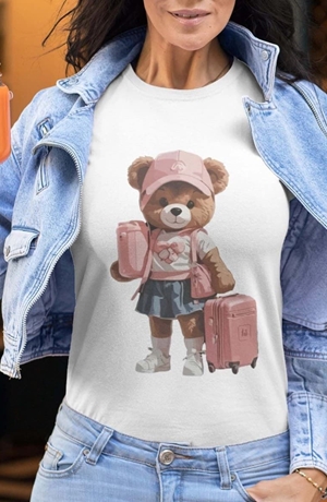 Camiseta Mujer Cuello Redondo - Plush Girl - Imagen 1