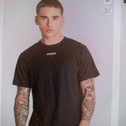 Camiseta Negra Raw Bear Precio de vental - Imagen 1