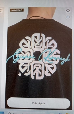 Camiseta Negra Rotate Precio de venta - Imagen 1