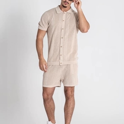 Conjunto de Punto Beige Breathe - Imagen 1