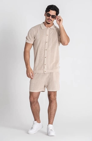 Conjunto de Punto Beige Breathe - Imagen 1