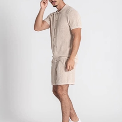 Conjunto de Punto Beige Breathe - Imagen 2