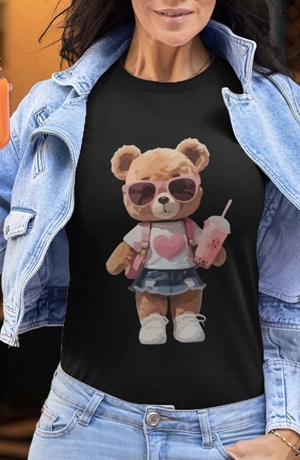 Mujer Escote redondo Camiseta - Imagen 2