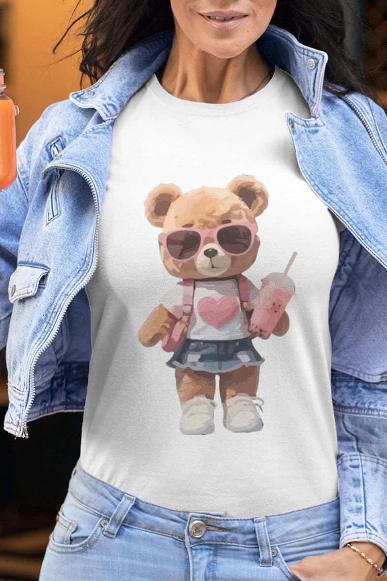 Mujer Escote redondo Camiseta - Imagen 3