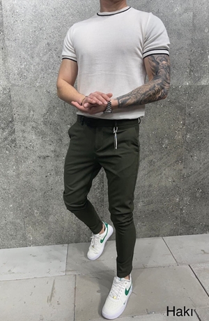 Pantalón chino kaki chico ref. 738655 - Imagen 2