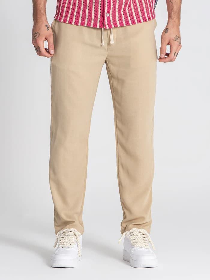 Pantalones Beige Fresh - Imagen 1