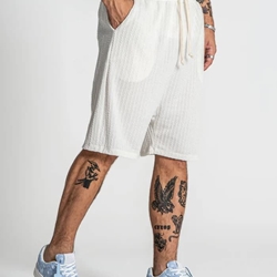 Pantalones Cortos Holgados Waffle - Imagen 1