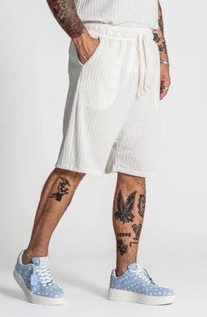 Pantalones Cortos Holgados Waffle - Imagen 1