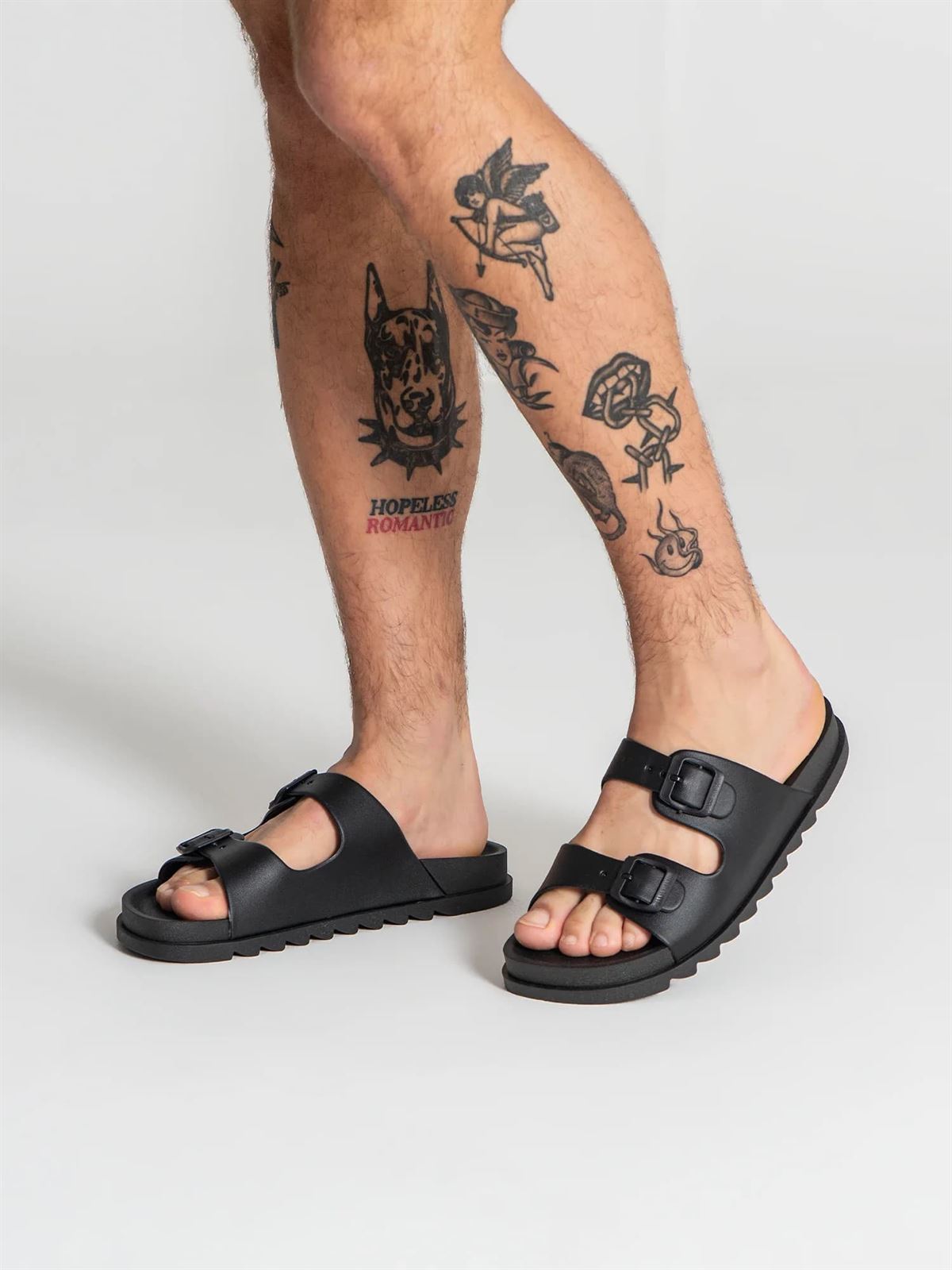 Sandalias Negras Explorer GKM006468 TALLAS 40-41-42-43-44-45 - Imagen 2