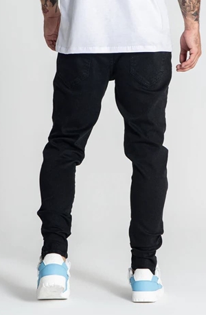 Vaqueros Abotonados Negros - Imagen 2