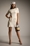 VESTIDO CREMA CON PERLAS - Imagen 1