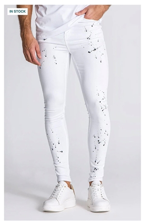 White Explosion Jeans - Imagen 1