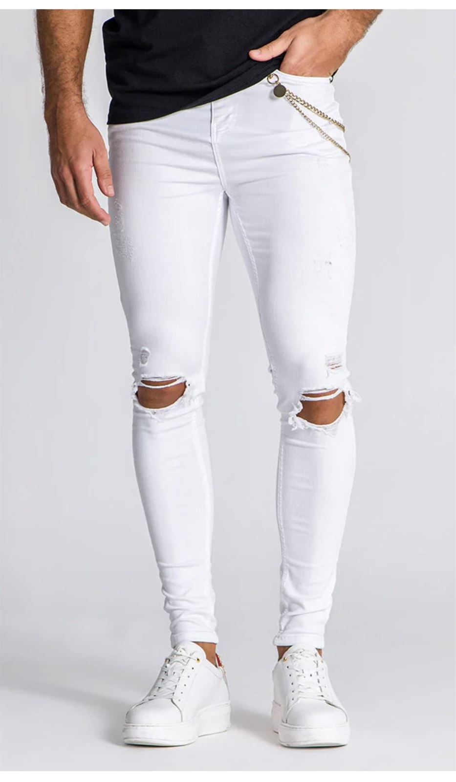 White Hangover Jeans - Imagen 1